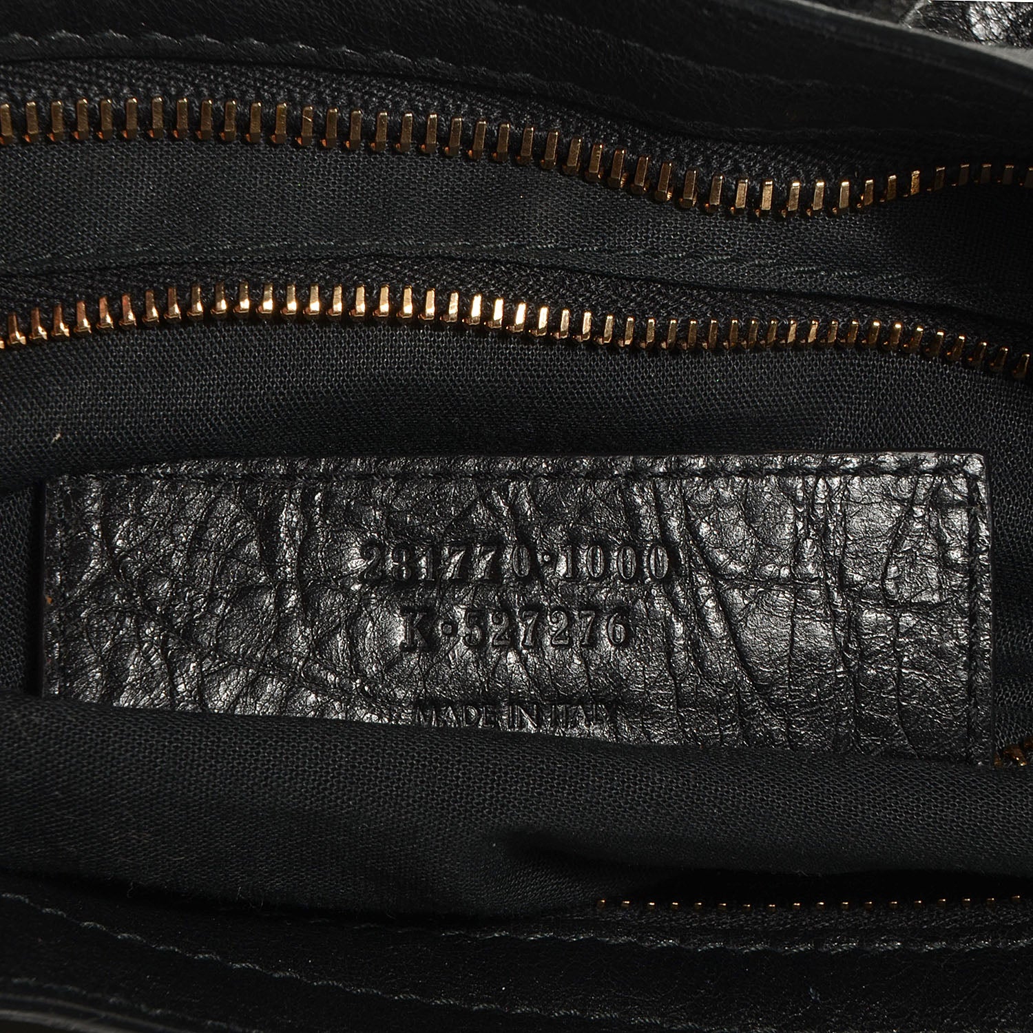 Balenciaga Agneau Giant 12 Rose Gold Hardware City Black 7 of 10