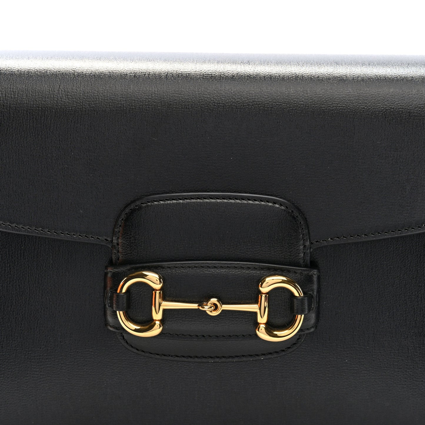 Azalea Calfskin Horsebit 1955 Shoulder Bag Black