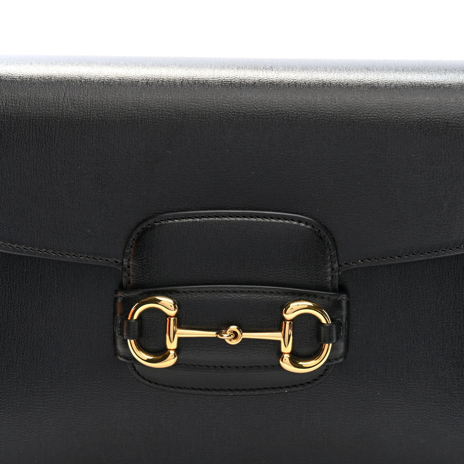 Gucci Azalea Calfskin Horsebit 1955 Shoulder Bag Black 8 of 10