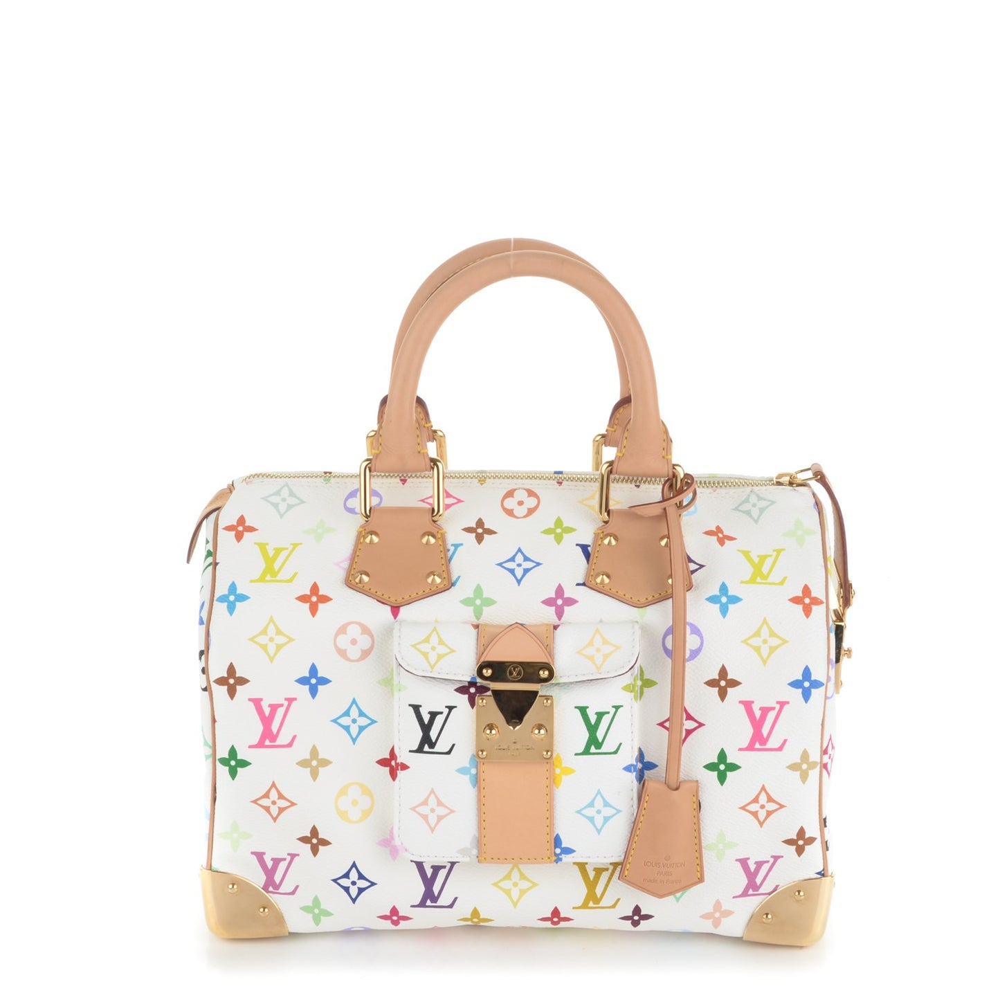 Monogram Multicolor Speedy 30 White
