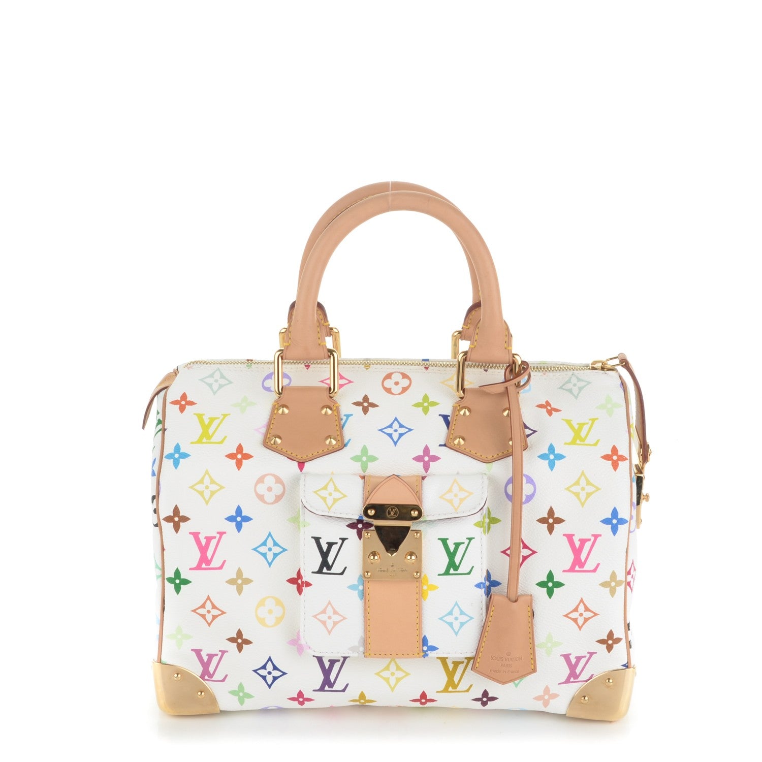 Louis Vuitton Monogram Multicolor Speedy 30 White 1 of 7