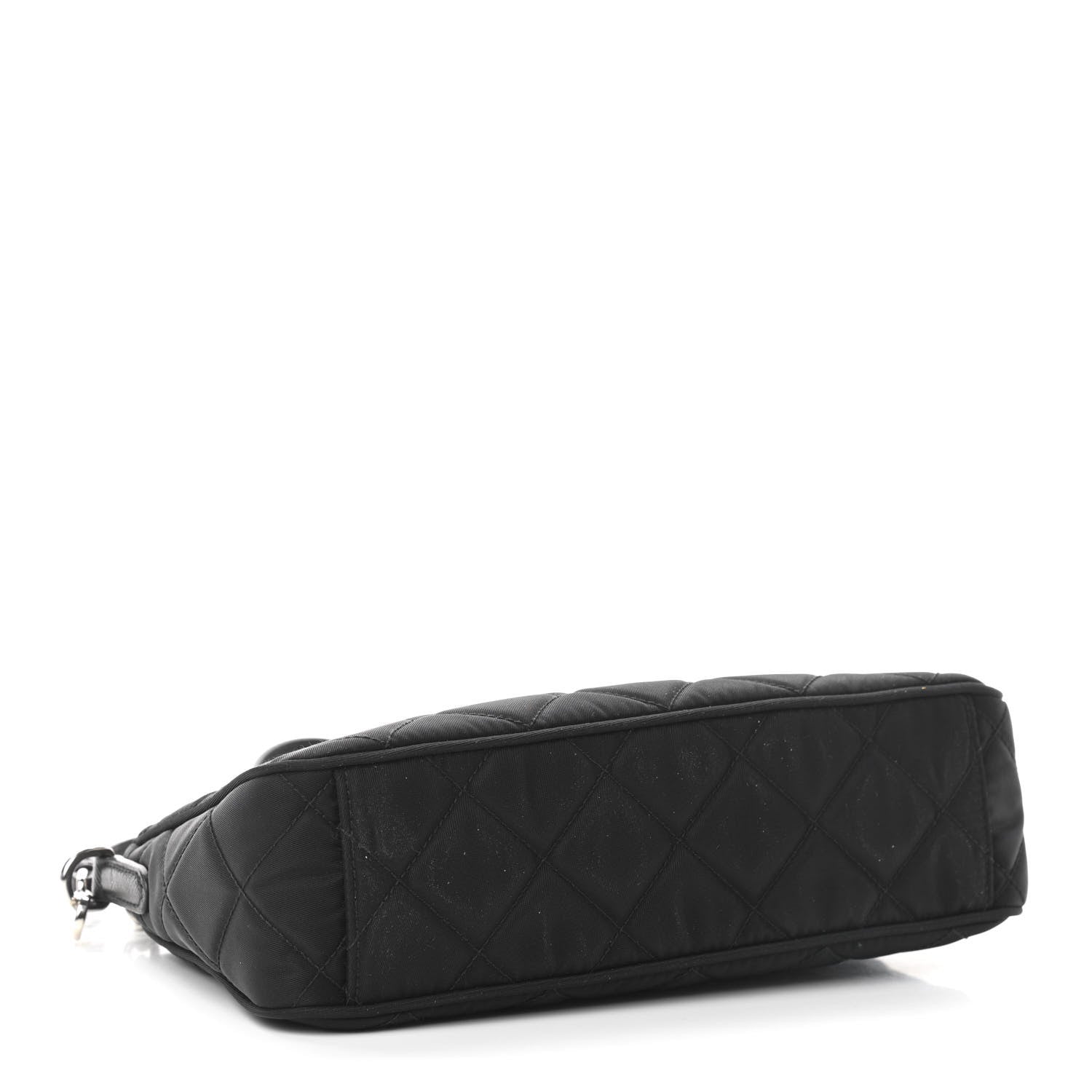 Prada Nylon Tessuto Impuntu Quilted Crossbody Bag Black 3 of 10