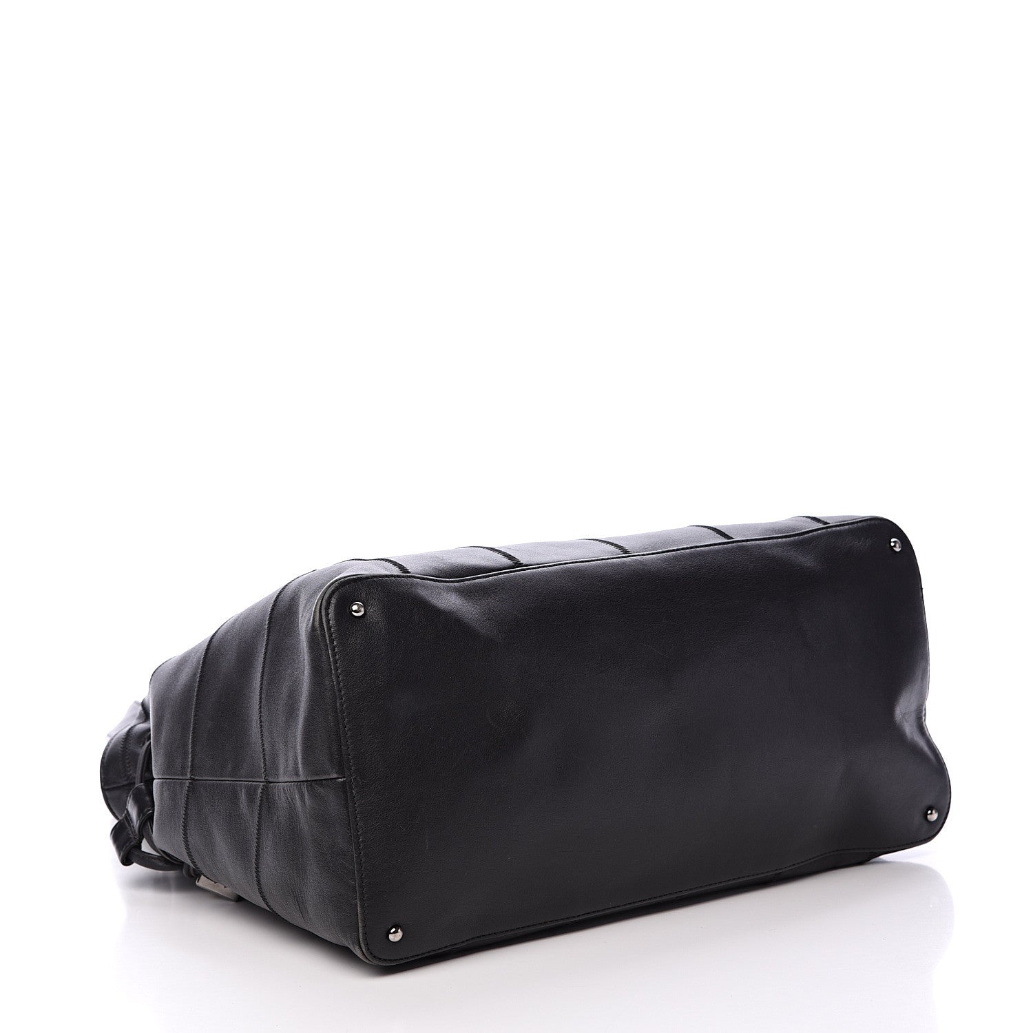 Chanel Calfskin Square Stitched Tassel Bag Black 3 of 14