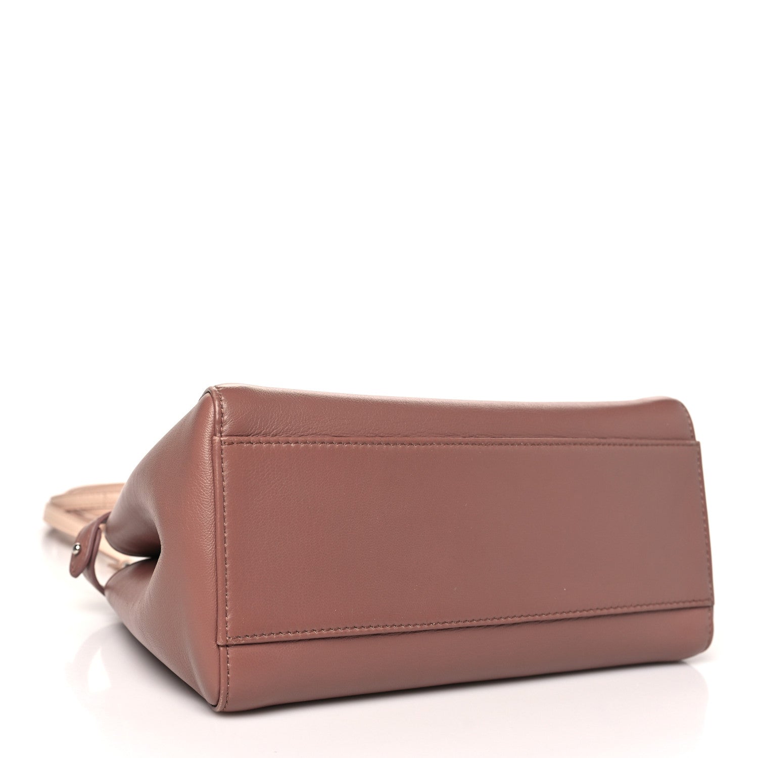 Fendi Nappa Colorblock Mini Peekaboo Iconic Satchel English Rose Plaster Oxigen 4 of 10