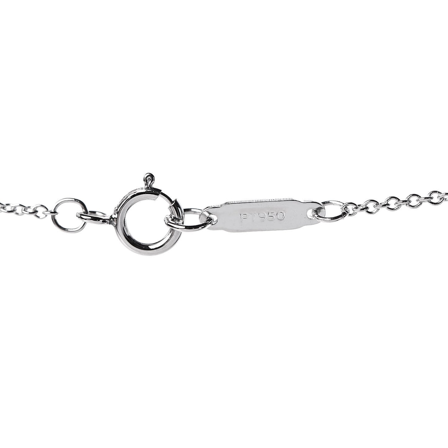 Platinum Diamond Triple Circlet Pendant Necklace