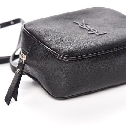Saint Laurent Lambskin Monogram Lou Belt Bag Black 8 of 10