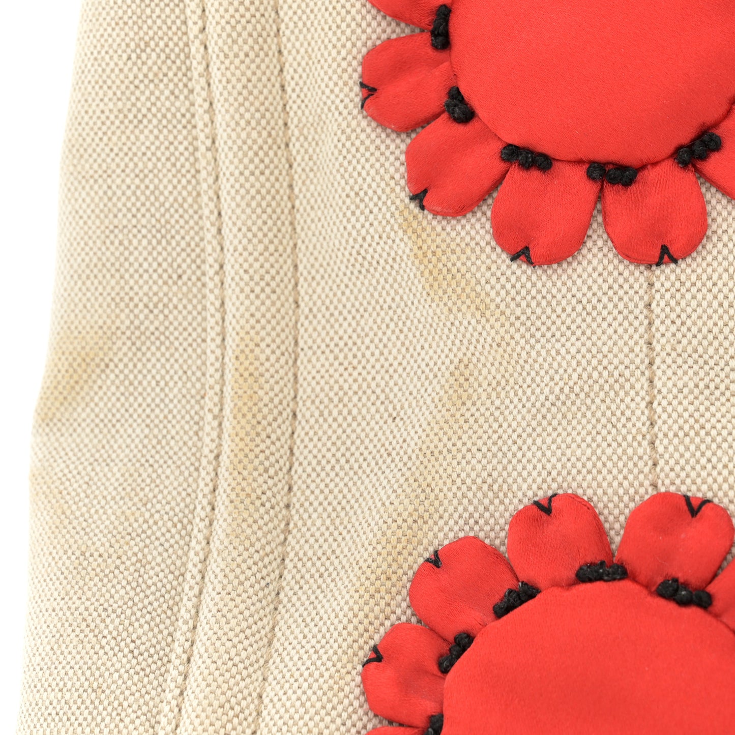 Mistolino Canapa Large Tote Naturale Rosso