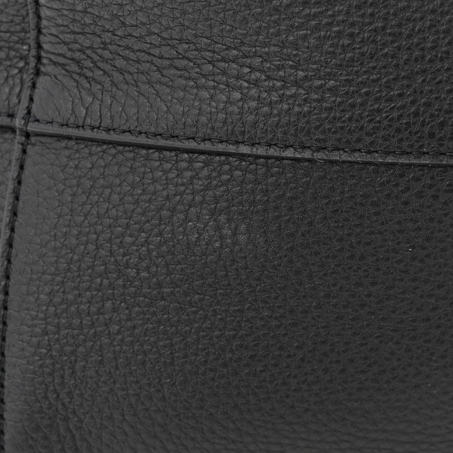 Grained Calfskin Medium N/S Park Tote Black