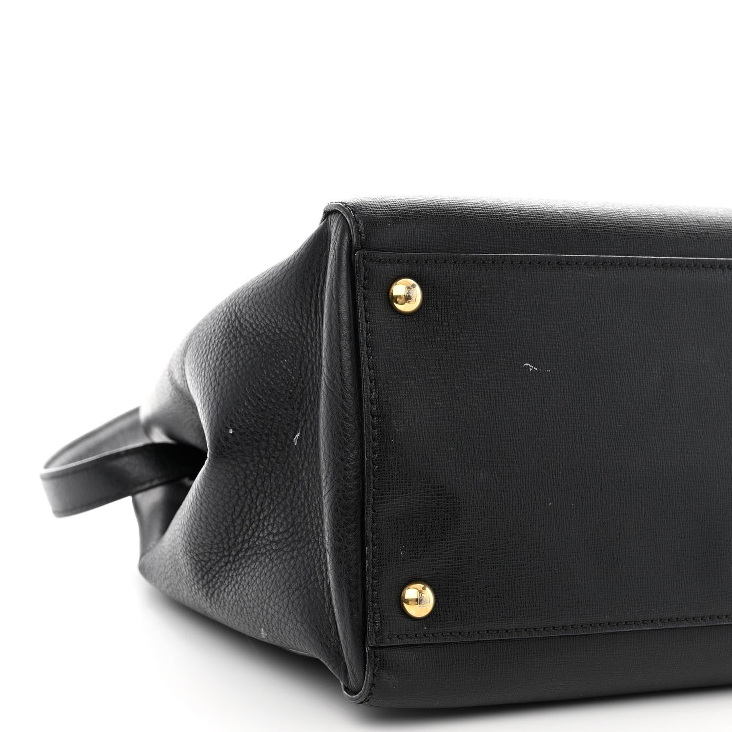 Fendi Vitello Elite Regular 2Jours Tote Black 10 of 17