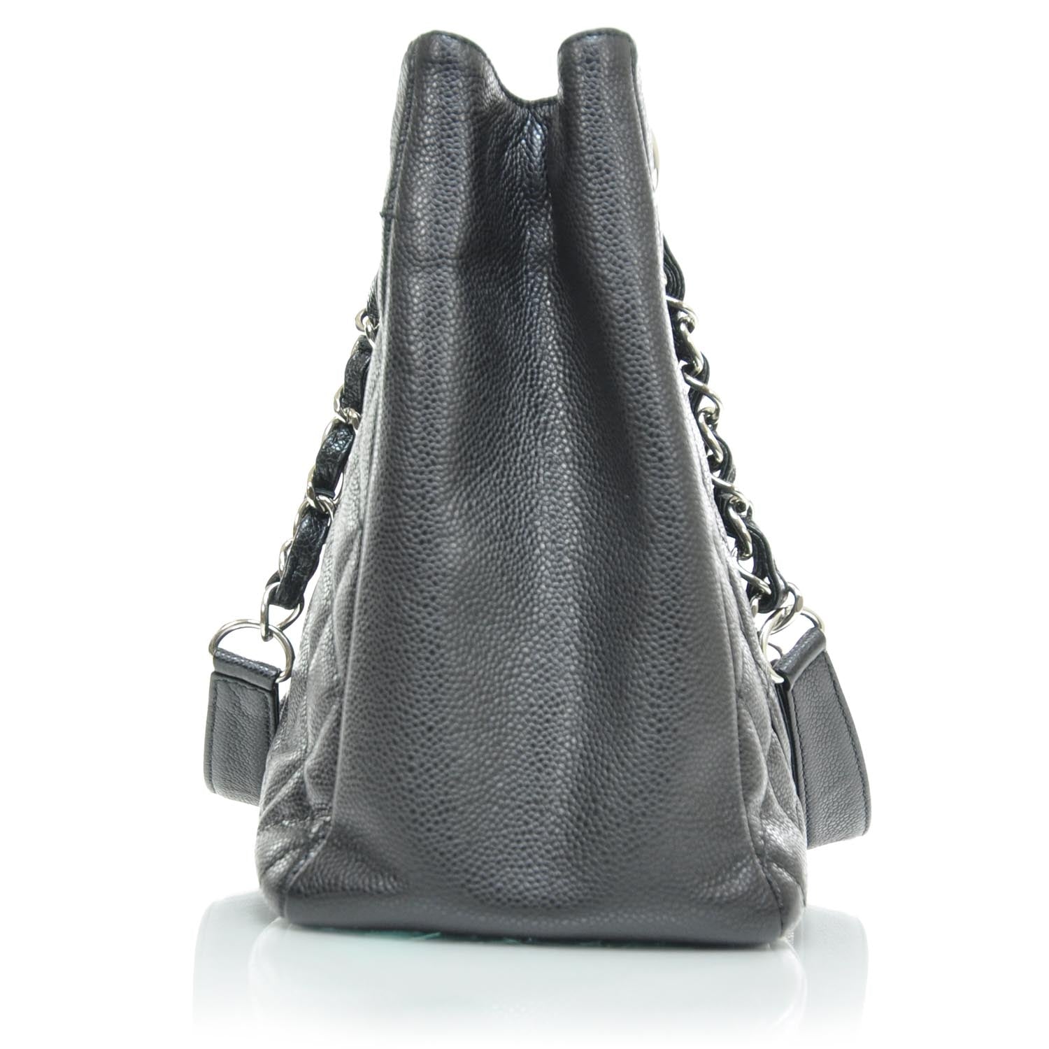 Chanel Caviar Grand Shopping Tote GST Black 4 of 8