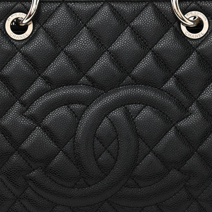 Chanel Caviar Quilted Grand Shopping Tote GST Black 8 of 13