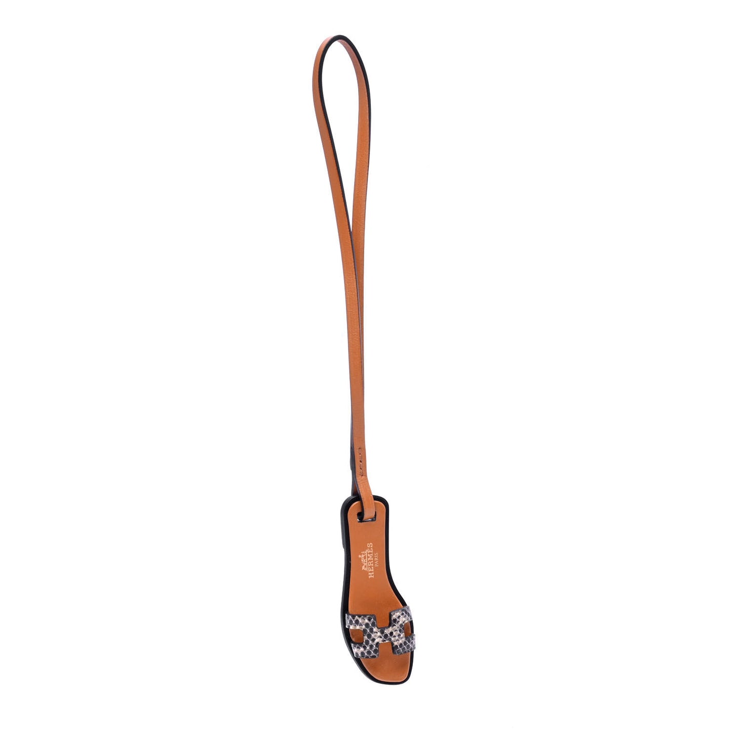 Lizard Butler Calfskin Hunter Oran Nano Bag Charm Ombre