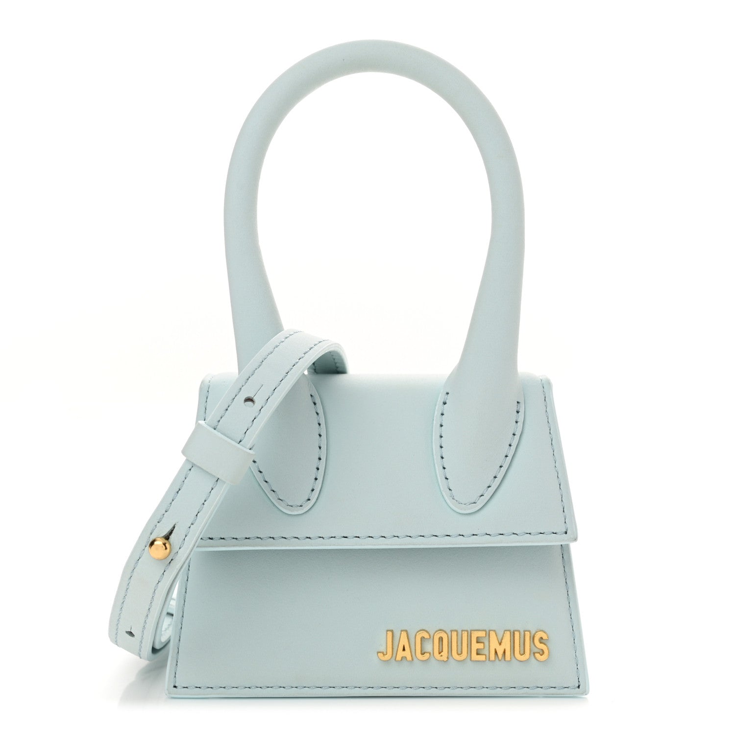 Jacquemus Nubuck Le Chiquito in Pale Blue