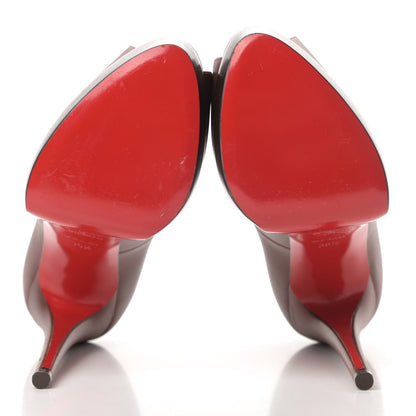 Christian Louboutin Calfskin Palais Royal Trepointe 140 Pumps 36.5 Brown 5 of 10