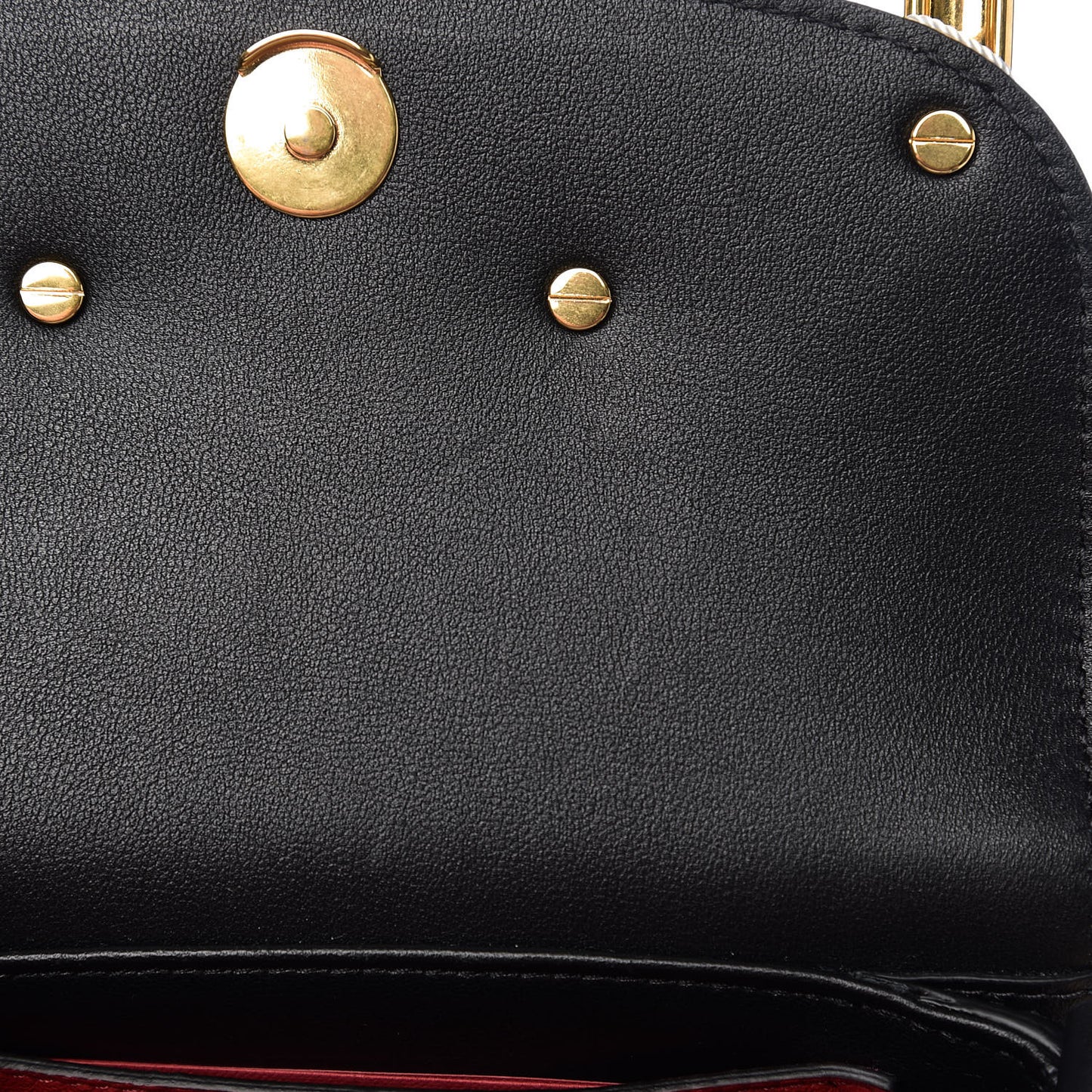 Calfskin Small Supervee Crossbody Bag Black