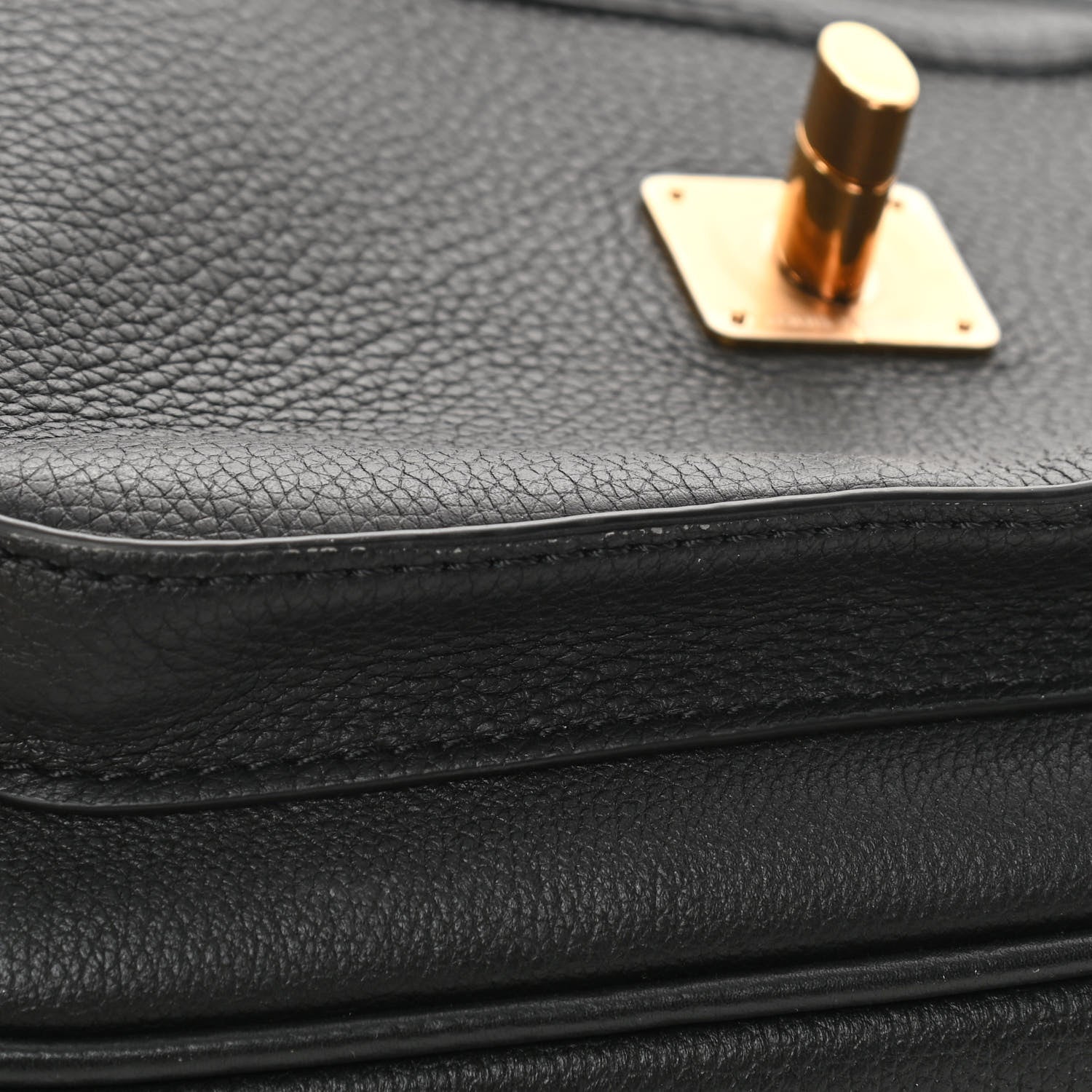 Louis Vuitton Grained Calfskin Lockme Chain Bag PM Black 12 of 13