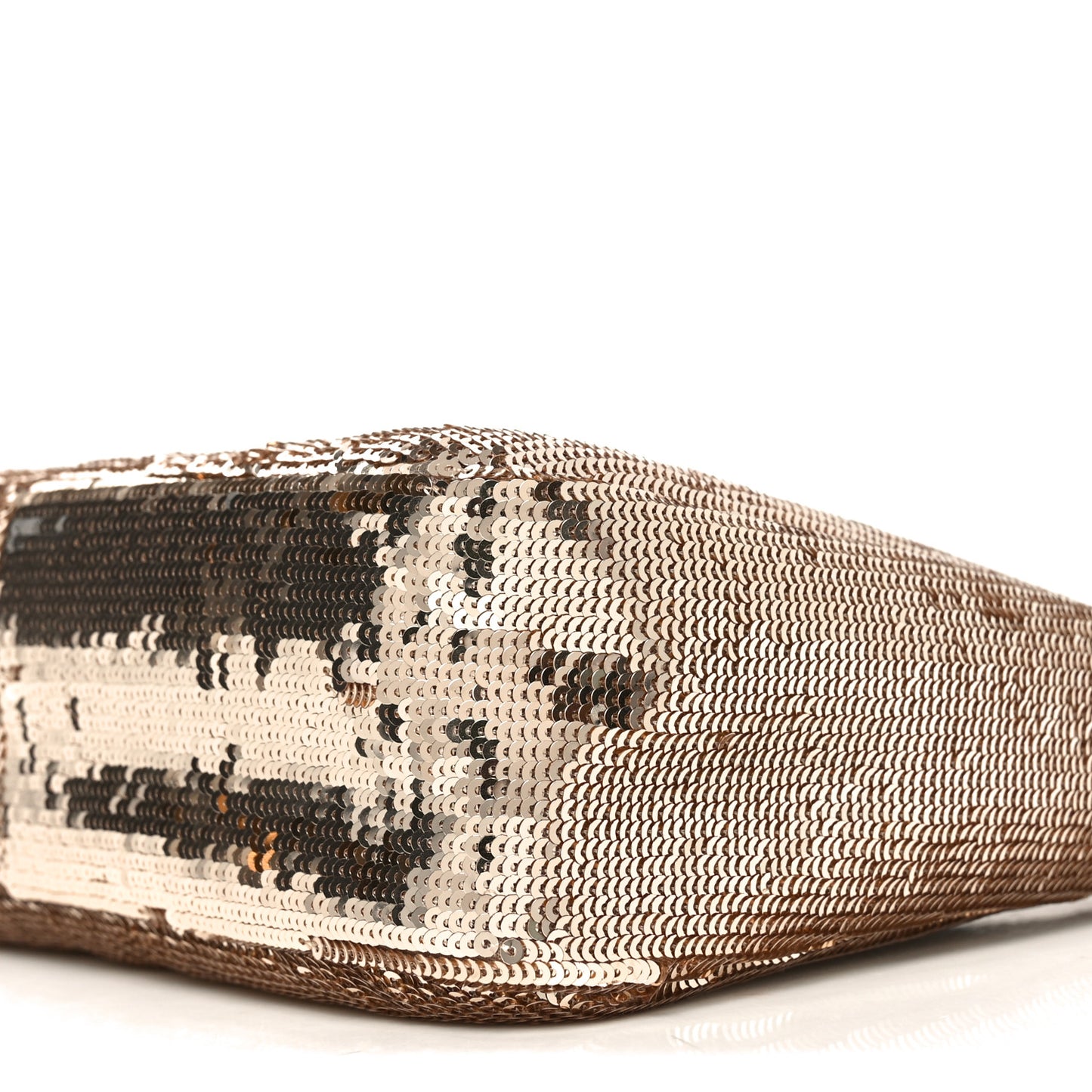 Sequin Mini Re-Edition 2000 Shoulder Bag Cammeo