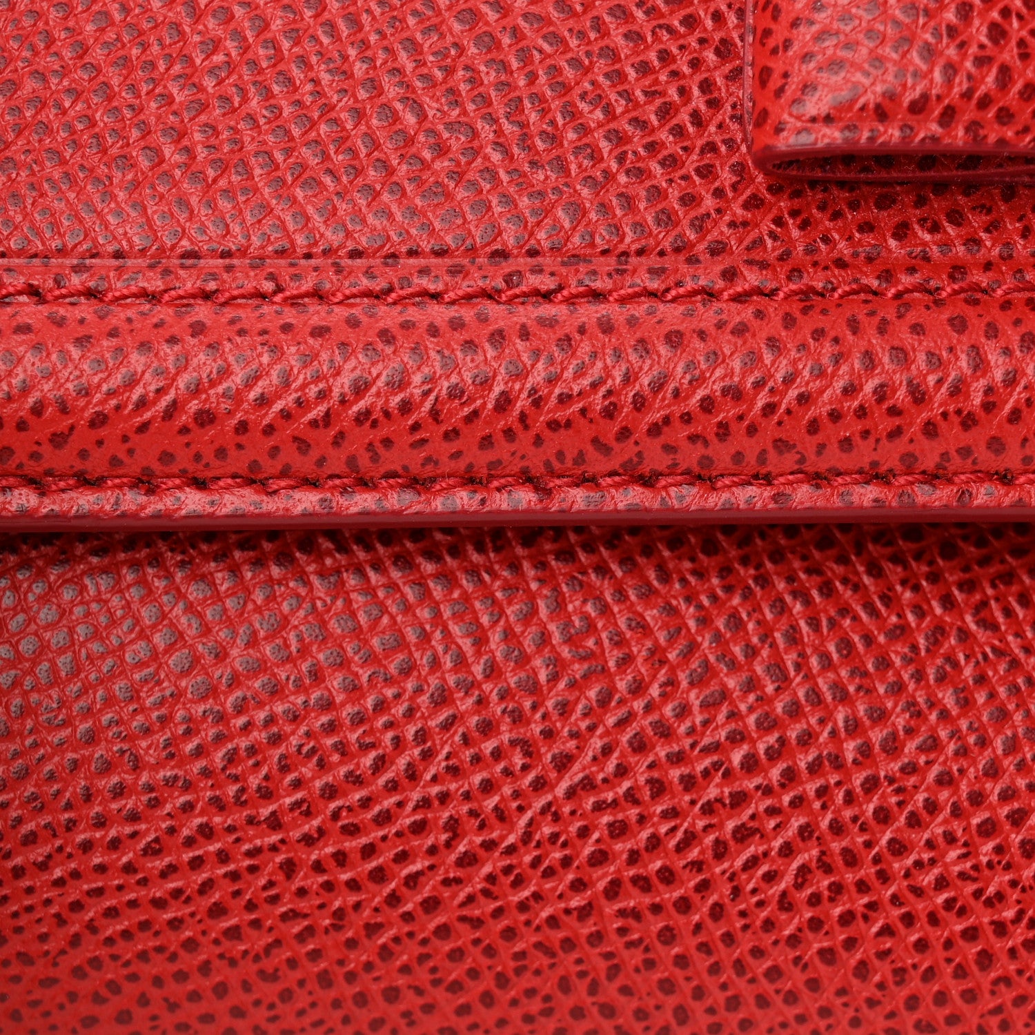 Salvatore Ferragamo Hammered Calfskin Vara Bow Minibag Red 11 of 11