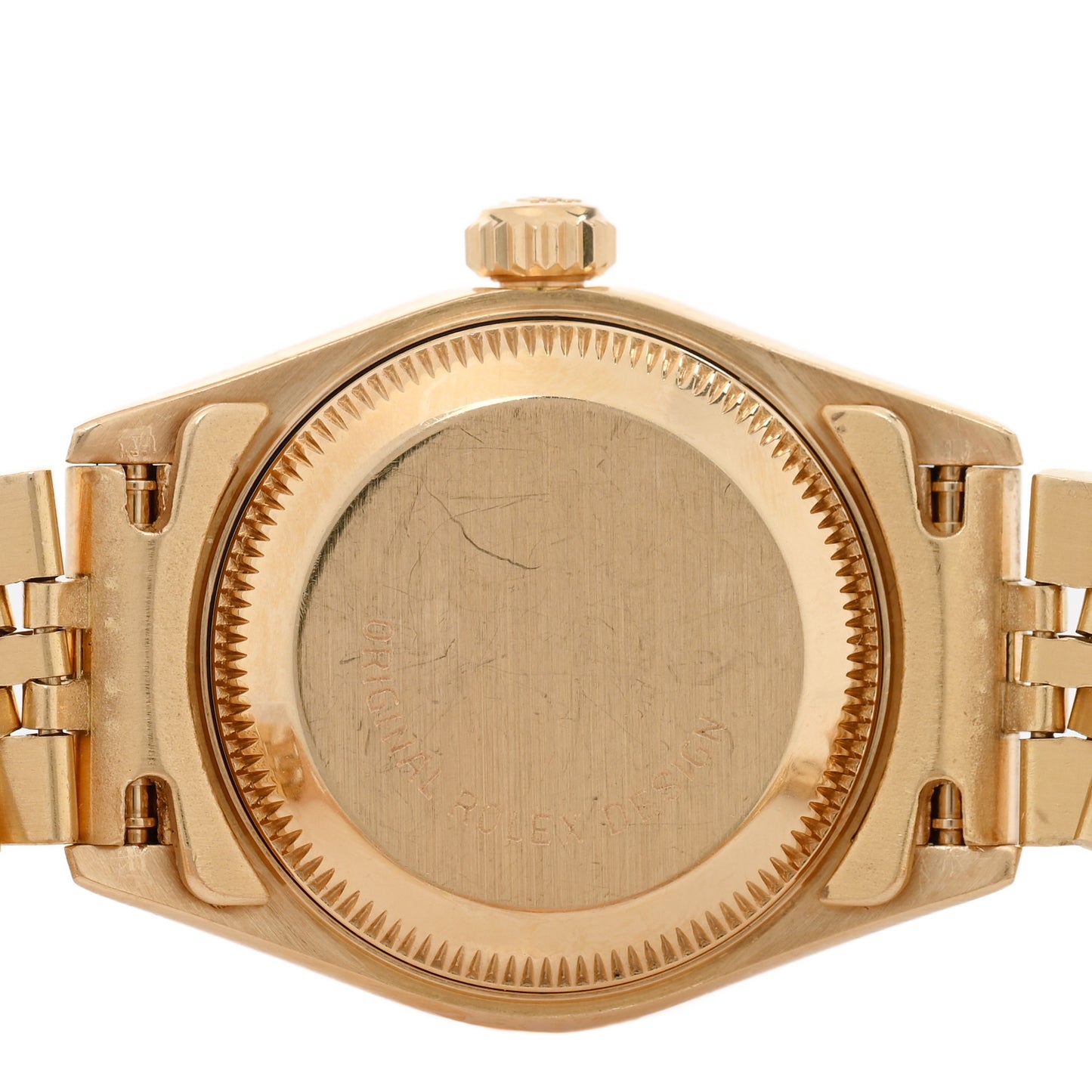 18K Yellow Gold 26mm Oyster Perpetual Datejust Watch Champagne 69178