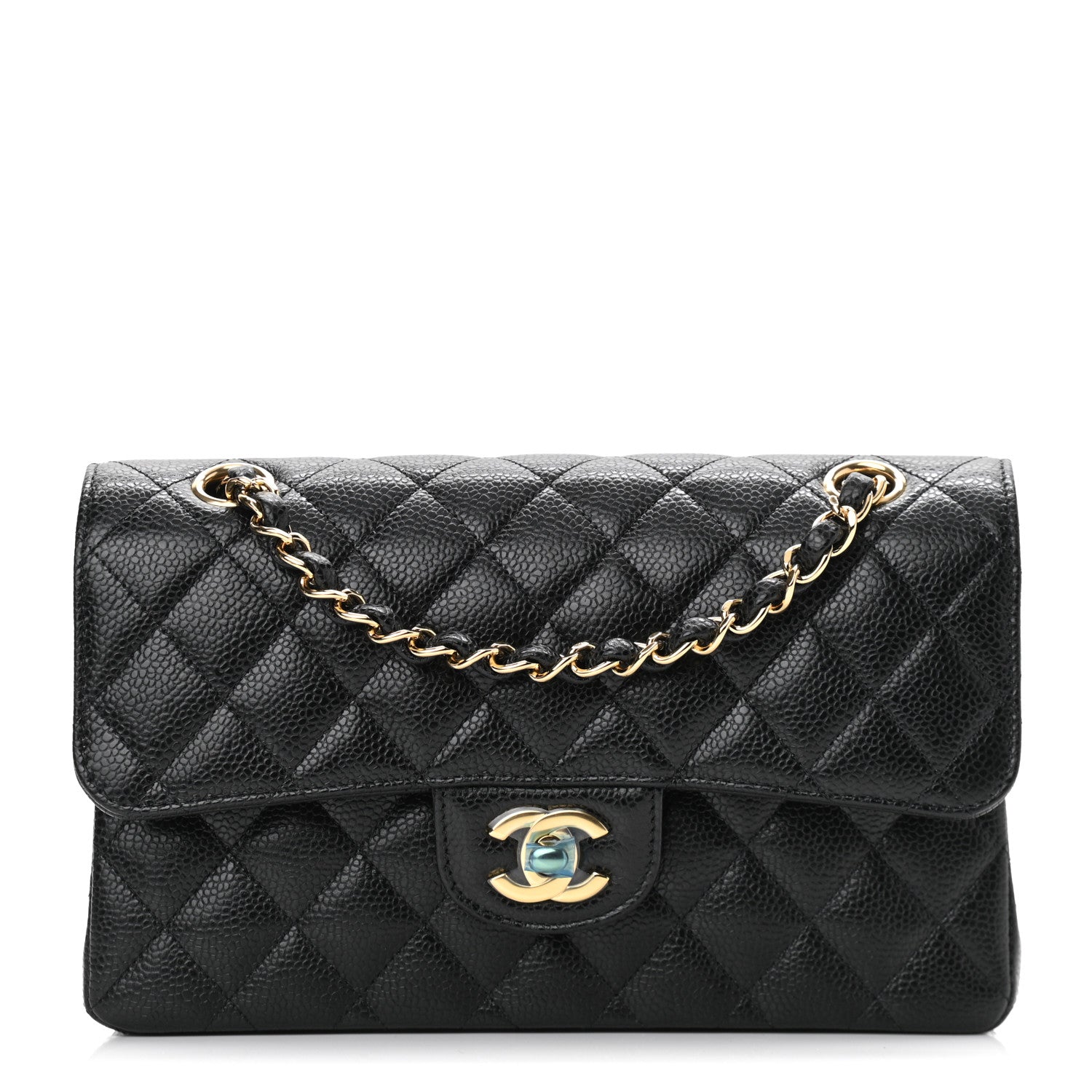 Chanel Caviar Quilted Small Double Flap Black 1 of 11