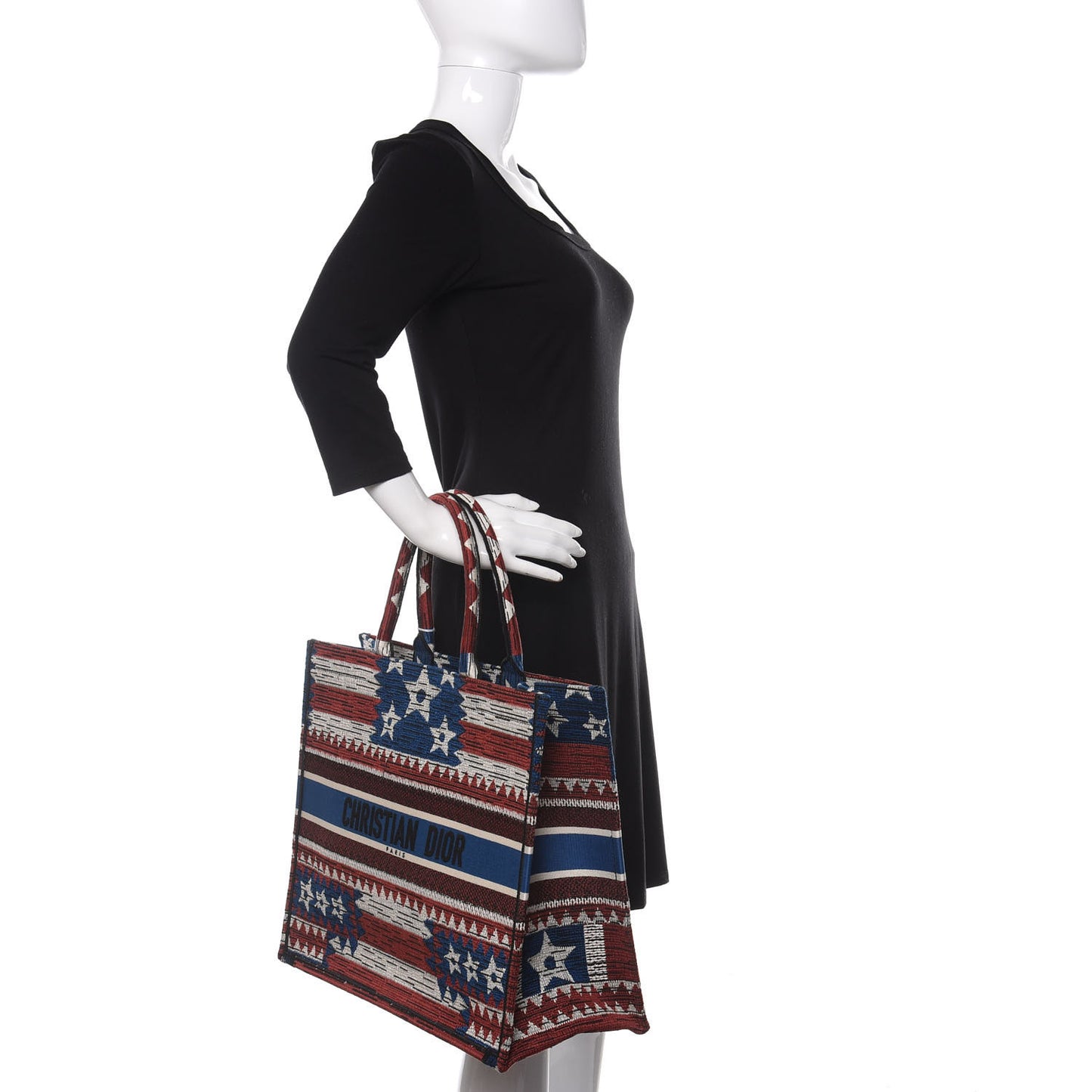 Canvas Embroidered Exclusive US Book Tote Multicolor