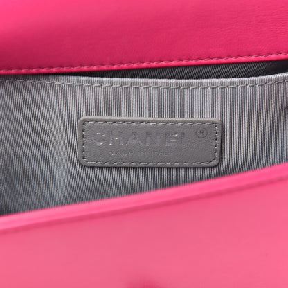 Chanel Velvet Quilted Small Boy Flap Pink 6 of 15