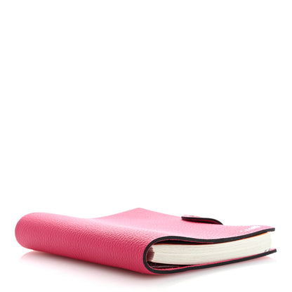 Hermes Togo Ulysse PM Agenda Cover Rose Pourpre 5 of 6