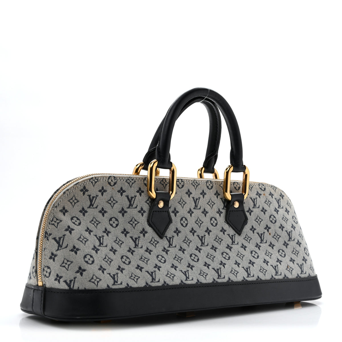Louis Vuitton Mini Monogram Alma Long Blue 3 of 16