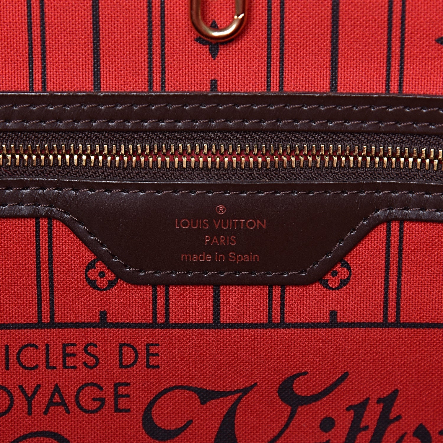 Louis Vuitton Damier Ebene Neverfull MM 6 of 14