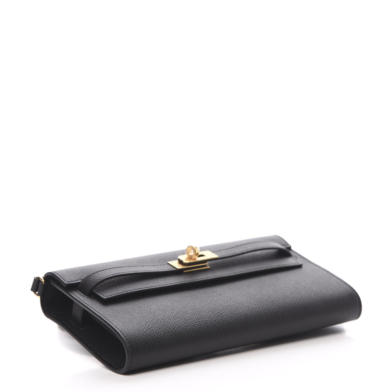 Hermes Epsom Kelly Wallet To Go Black 4 of 10