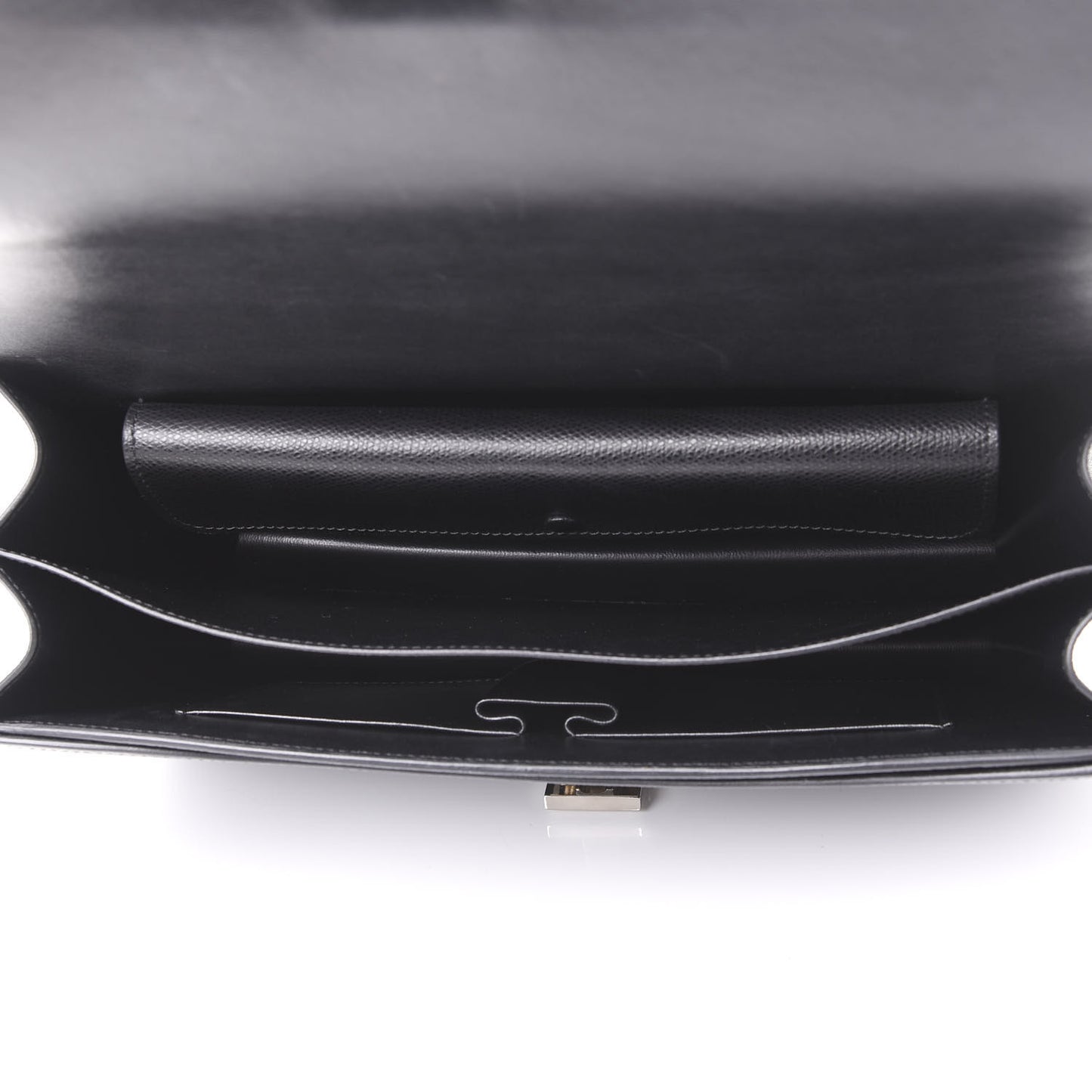 Baby Grained Calfskin Medium Case Flap Black