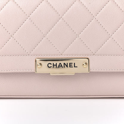 Chanel Grained Calfskin Quilted Small Label Click Flap Bag Pink 10 of 10