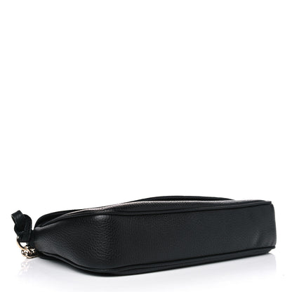 Gucci Pebbled Calfskin Medium Soho Flap Crossbody Black 4 of 5