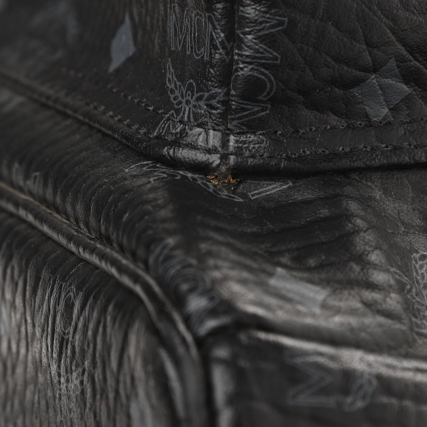 MCM Visetos Large Stark Backpack Black 12 of 16