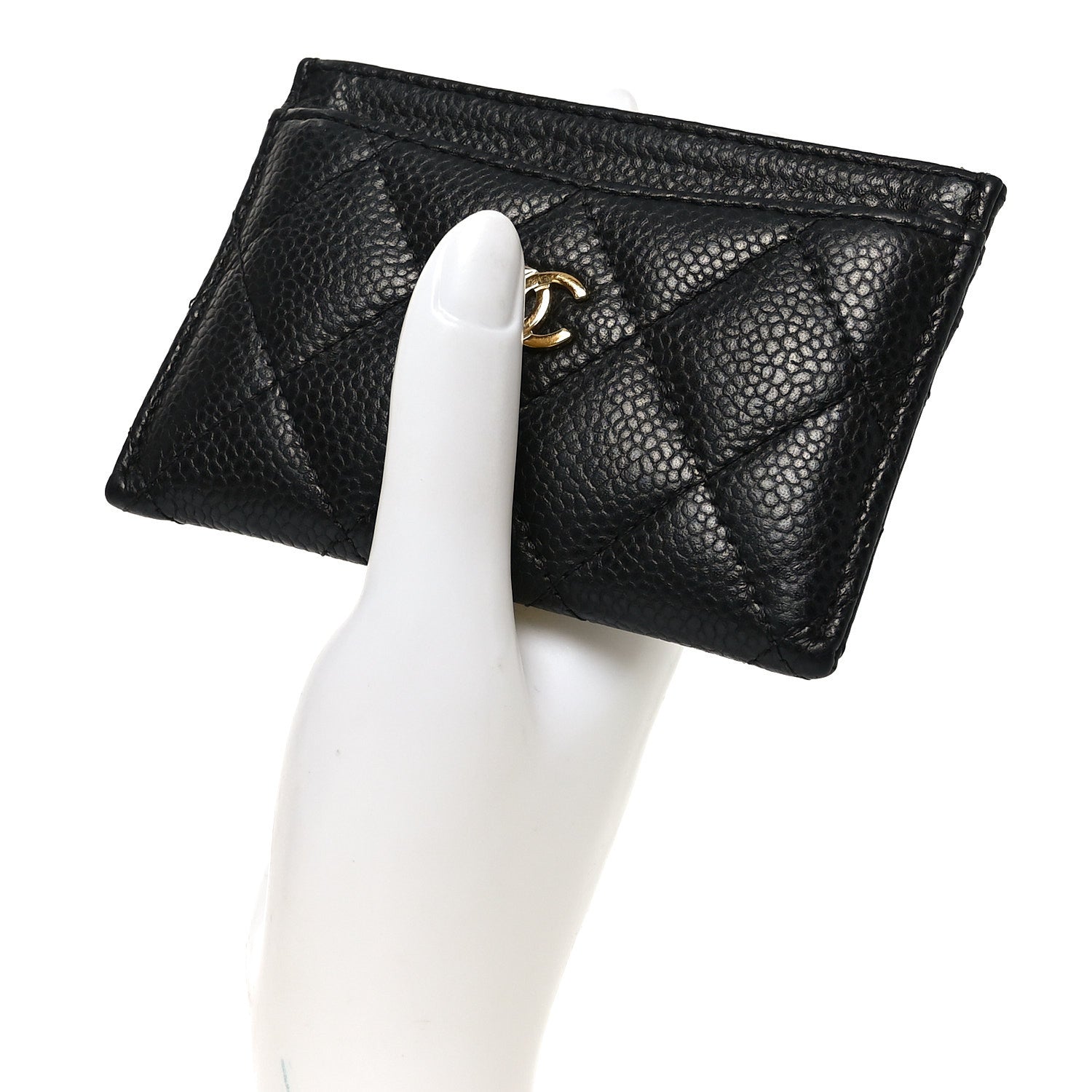 Chanel Caviar Quilted Card Holder Black 2 of 9