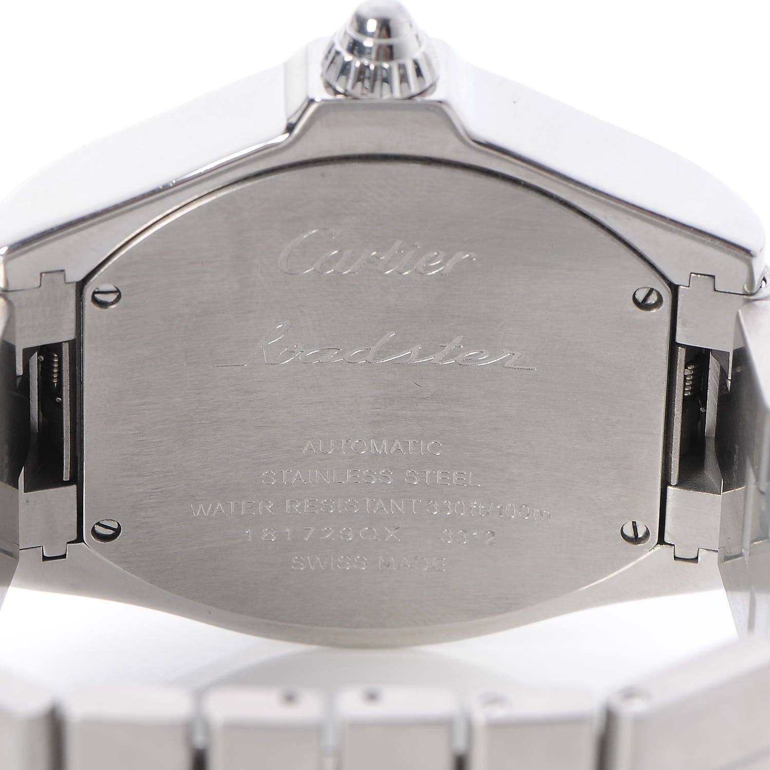 Cartier Stainless Steel 37mm Roadster Automatic Watch 4 of 12