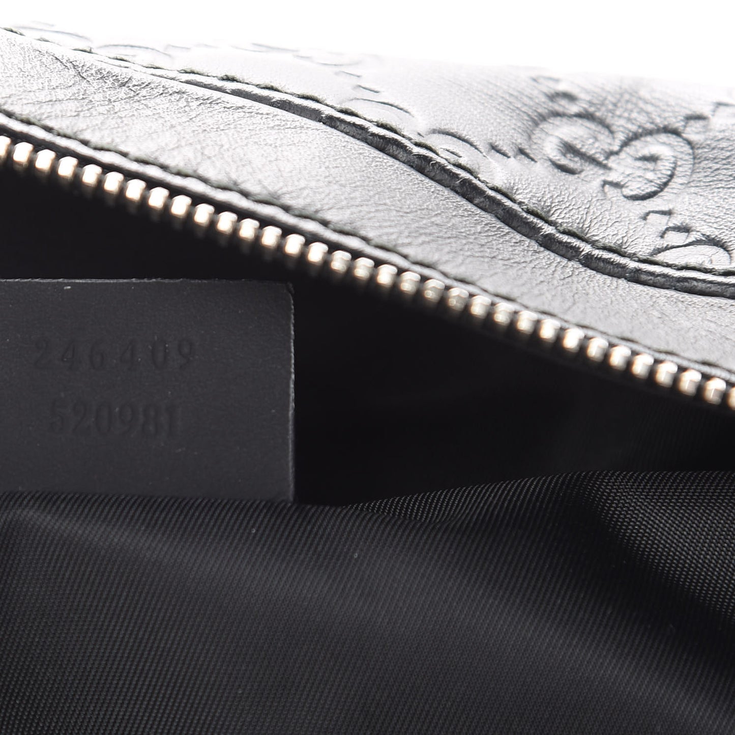 Guccissima Web Belt Bag Black