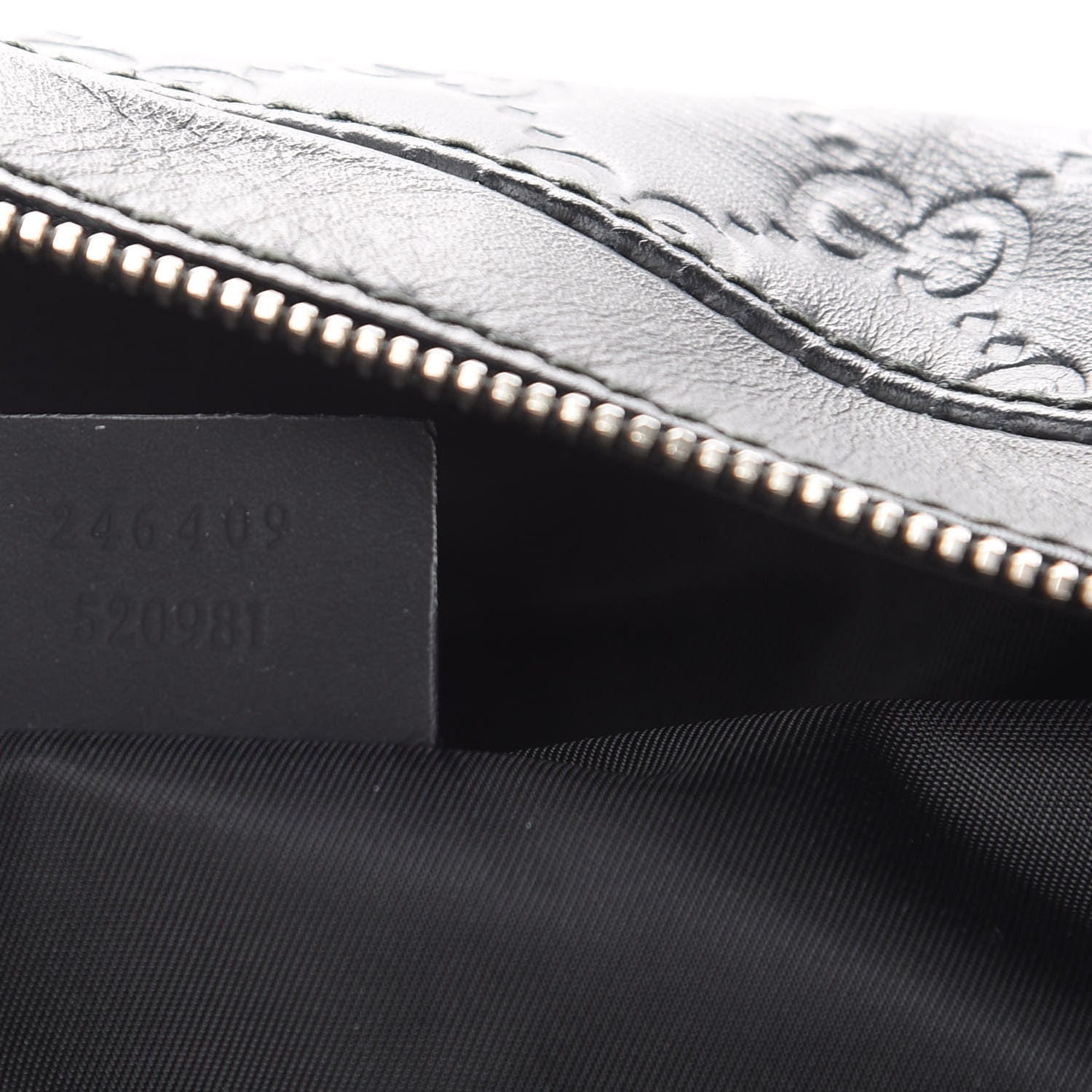Gucci Guccissima Web Belt Bag Black 7 of 12