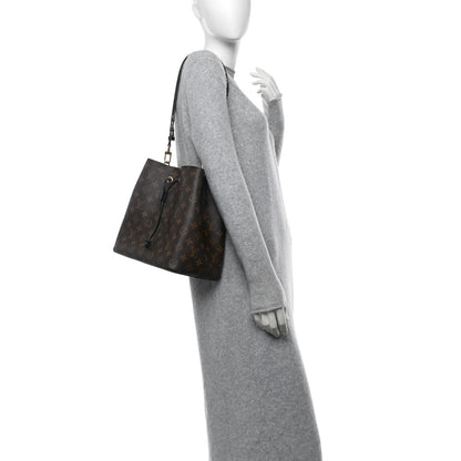 Louis Vuitton Monogram Neonoe MM Black 2 of 8