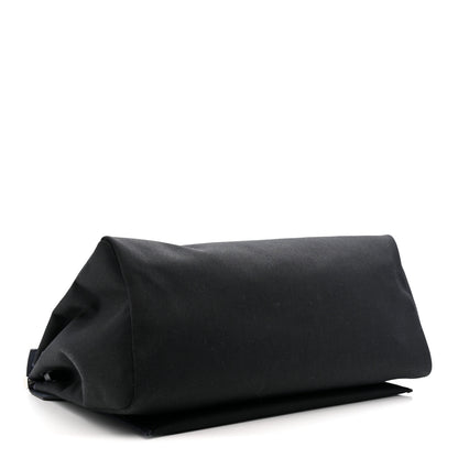 Hermes Military Toile Vache Hunter Herbag Zip Retourne Cabine Bag Black Bleu Marine 5 of 12