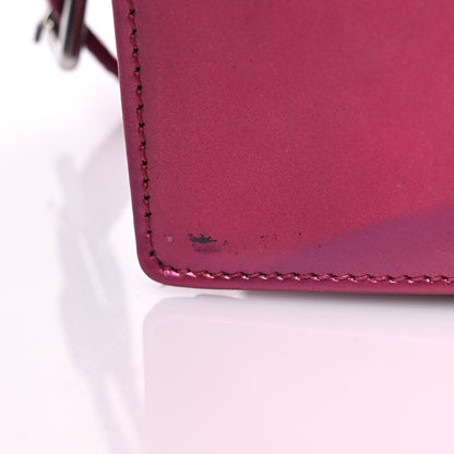 Christian Dior Metallic Patent Micro-Cannage Medium Diorama Flap Bag Pink 11 of 12