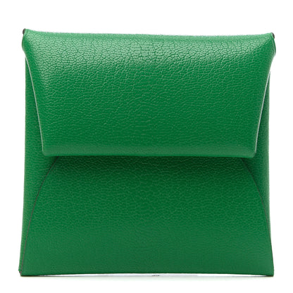 Hermes Chevre Chamkila Bastia Coin Purse Bamboo 1 of 7