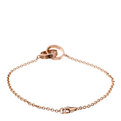 Cartier 18K Pink Gold Interlocking LOVE Bracelet 2 of 5