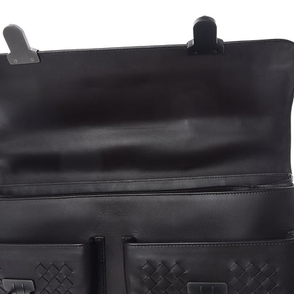 Bottega Veneta Calfskin Intrecciato Briefcase Ebano 12 of 13
