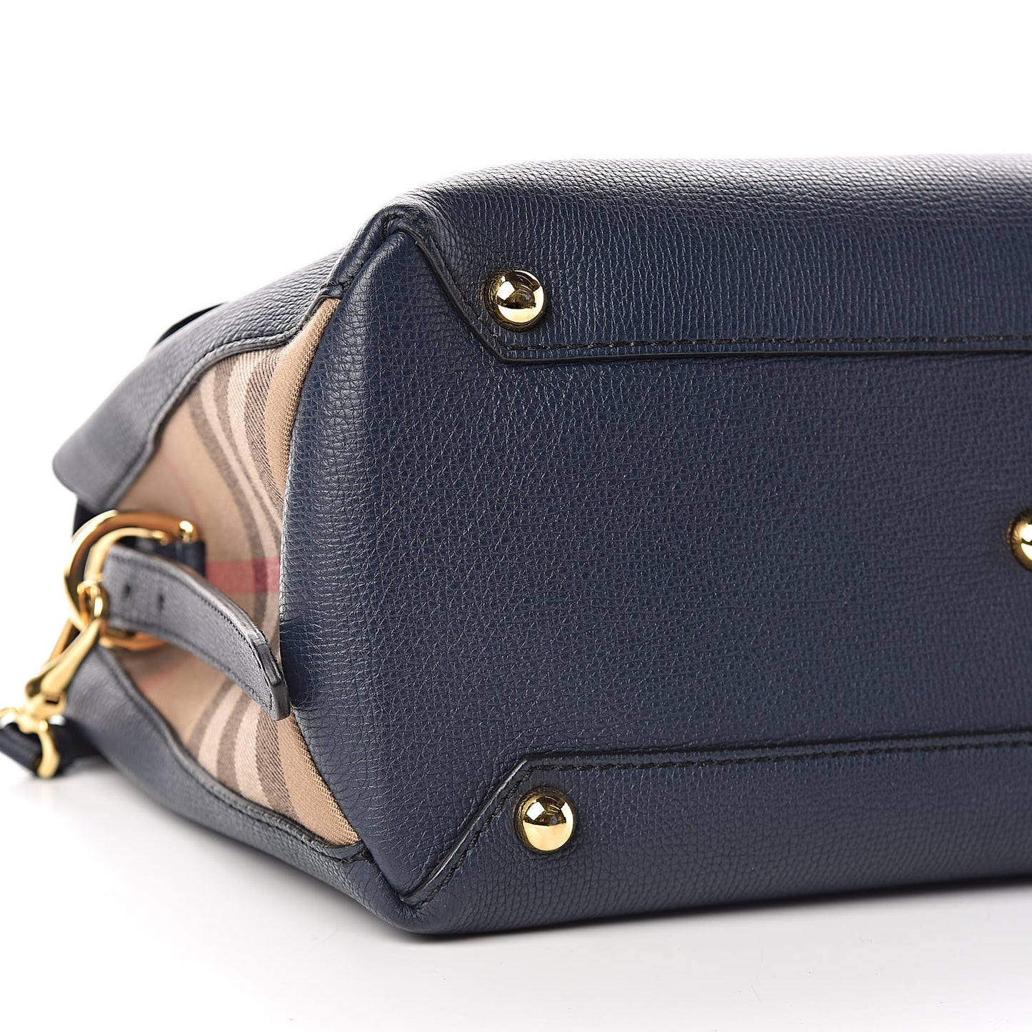 Derby Calfskin House Check Medium Camberley Ink Blue