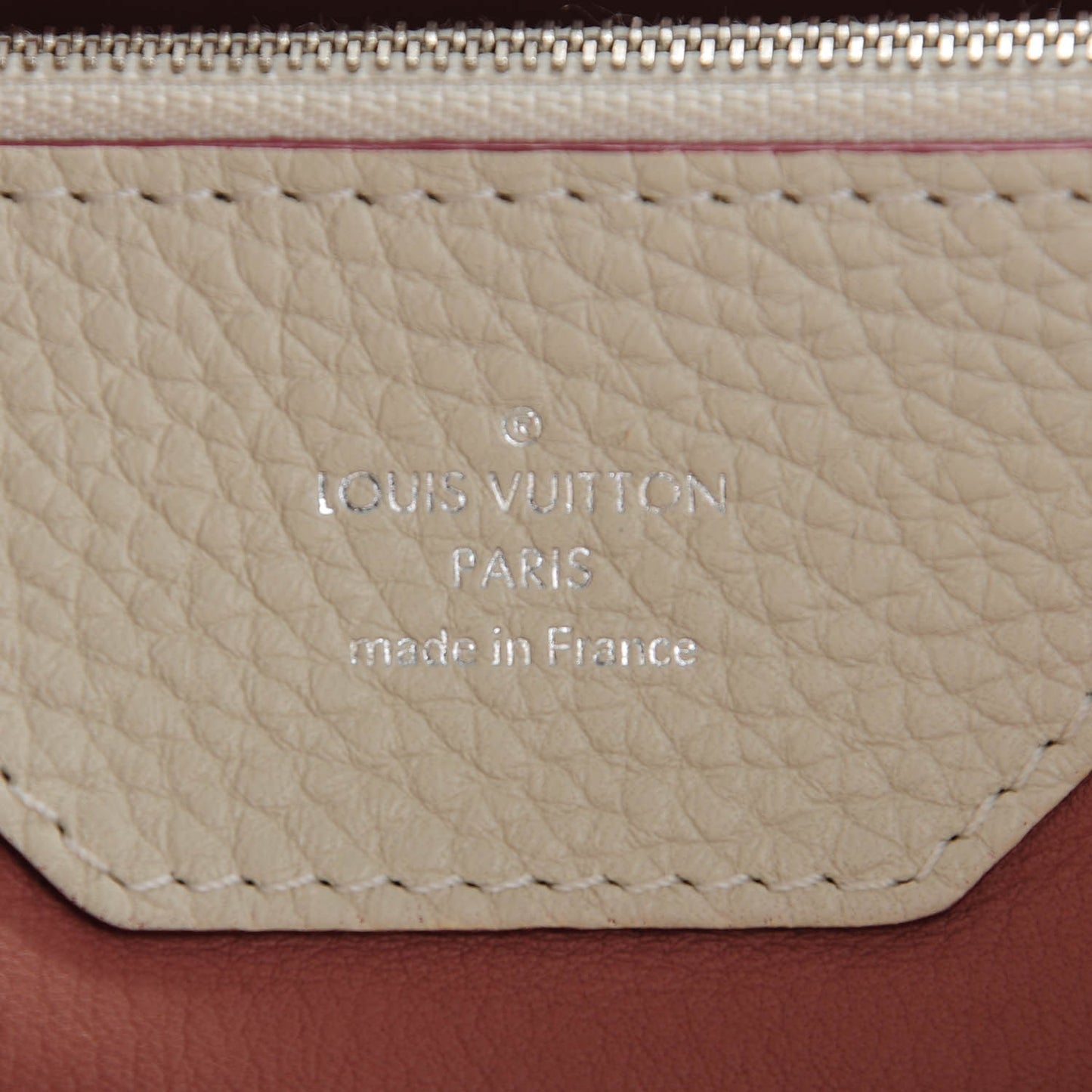 Taurillon Capucines GM Blanc Casse