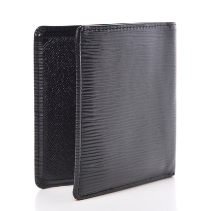 Louis Vuitton Epi 6 Card Billfold Wallet Black 3 of 10