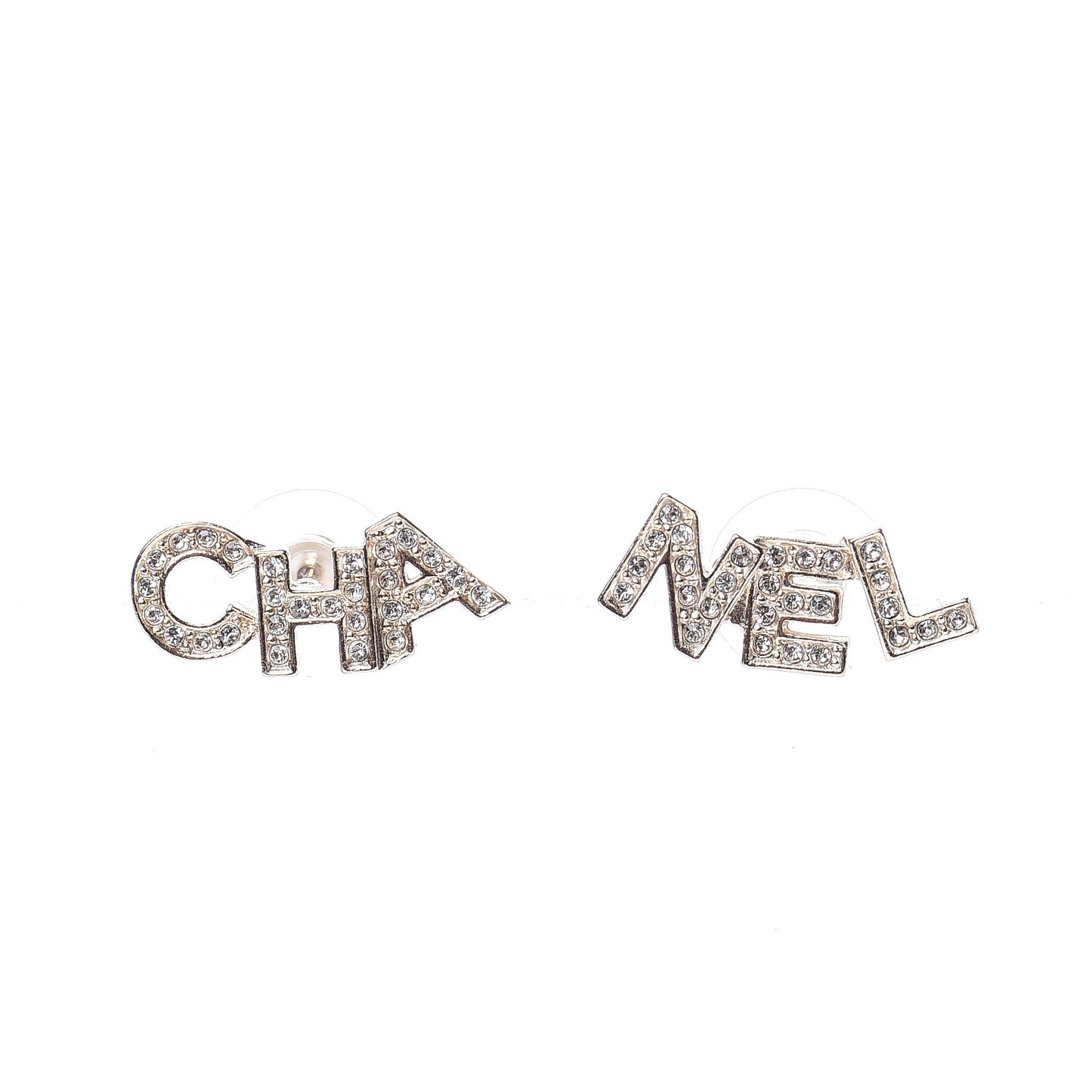 Crystal Pearl Signature Stud Earrings Gold
