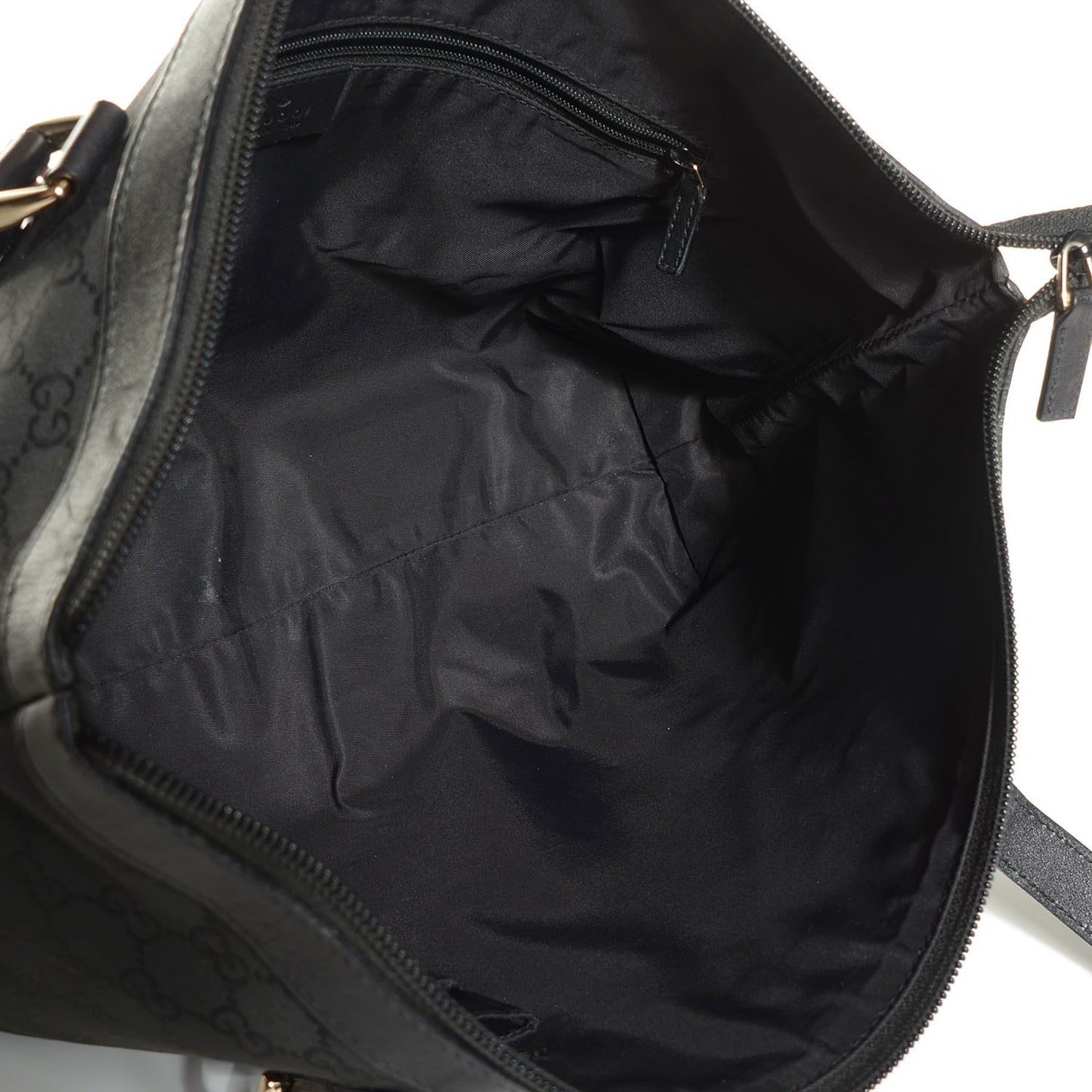 Nylon Monogram Medium Abbey Tote Black