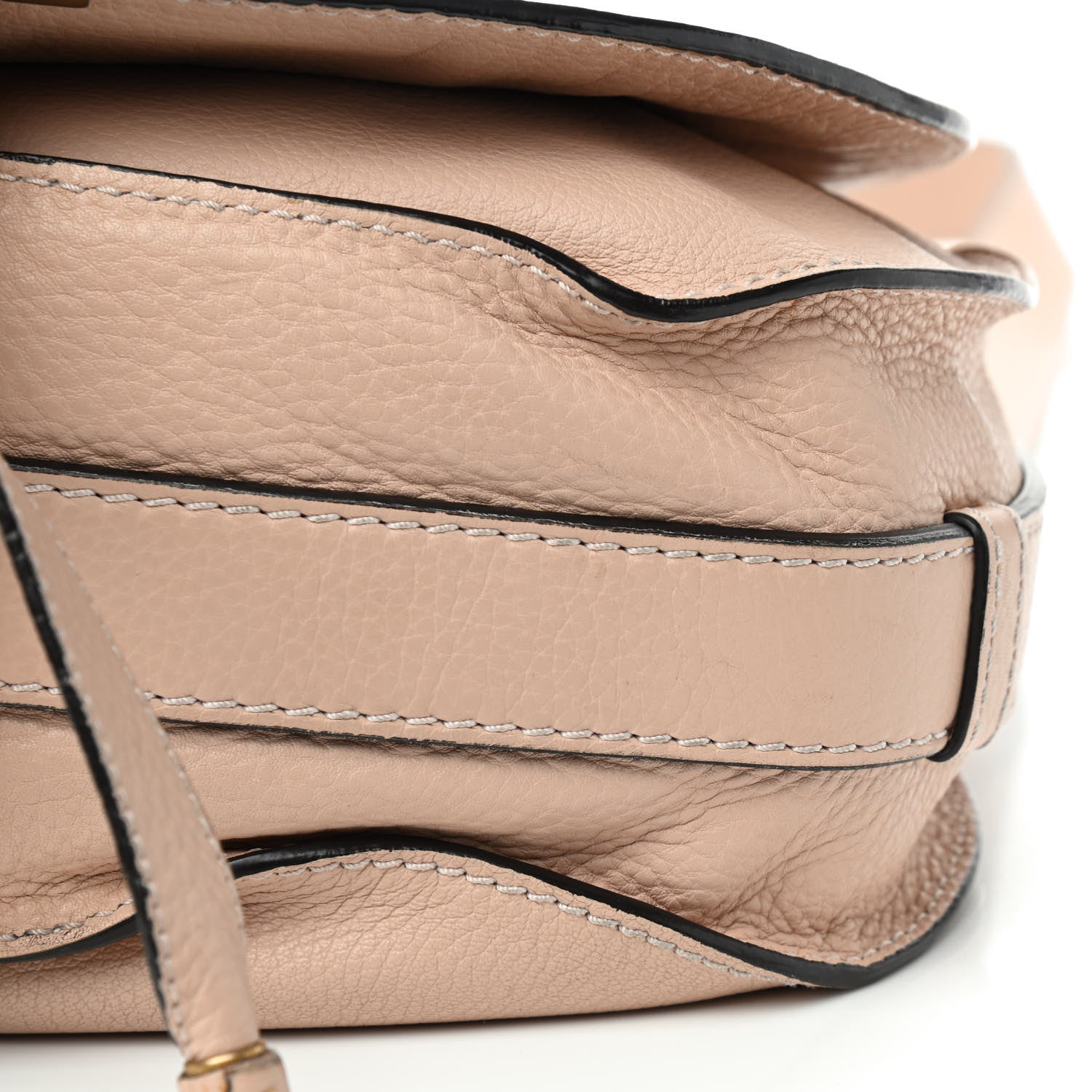 Chloe Calfskin Medium Marcie Round Crossbody Bag Blush Nude 6 of 10